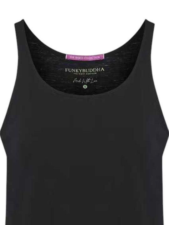 Women's Blouse Cotton Sleeveless Black