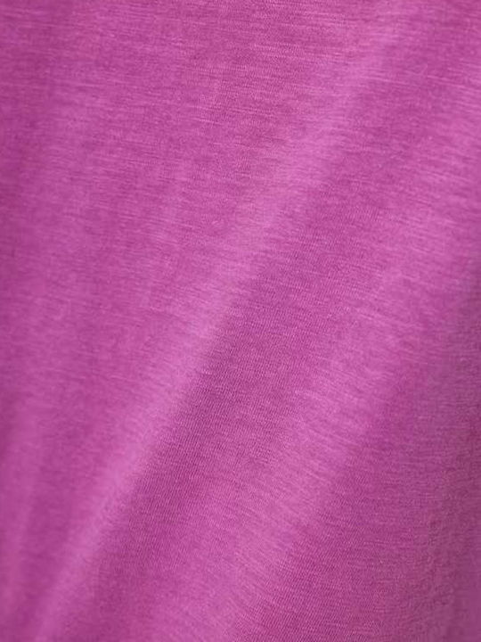 Damen Bluse Baumwolle Ärmellos Orchid Purple