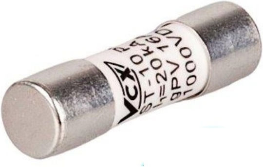 Set 10 Cylindrical Fuse Gpv 15a 1000v Dc Vcx 10x38mm