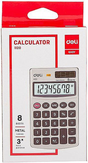 Deli 1120 Αριθμομηχανή Τσέπης σε Χρυσό Χρώμα