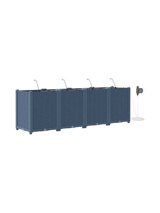 Gardens Planters Watering System 4 Pieces Grey