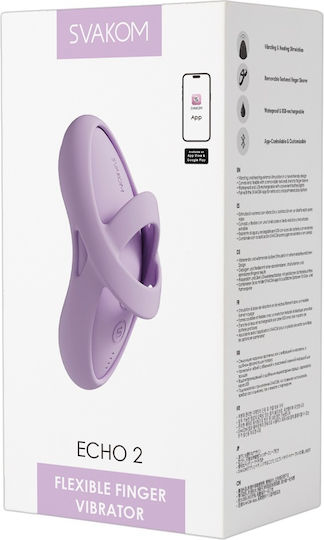 Svakom Echo 2 Vibrator Finger 2cm Lilac