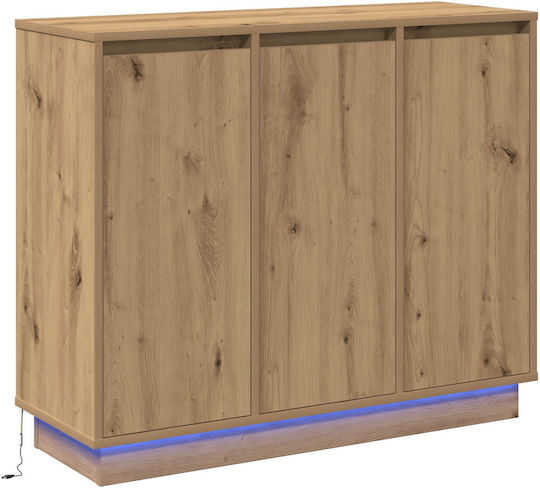 Bufet din Lemn Masiv cu Sertare Nuci 90x32x75cm Bufet din Lemn Masiv cu Sertare Nuci 90x32x75cm