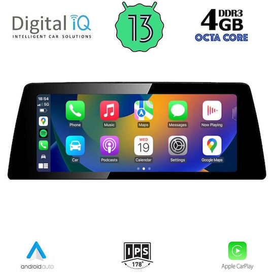 Digital IQ Car Audio System for BMW X3 (F25) 2011-2013 (Bluetooth/USB/WiFi/GPS/Apple-Carplay/Android-Auto) with Touch Screen 10.25"