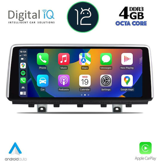 Digital IQ Car Audio System for BMW X5 (F15) 2013-2016 (Bluetooth/USB/WiFi/GPS/Apple-Carplay/Android-Auto) with Touch Screen 10.25"