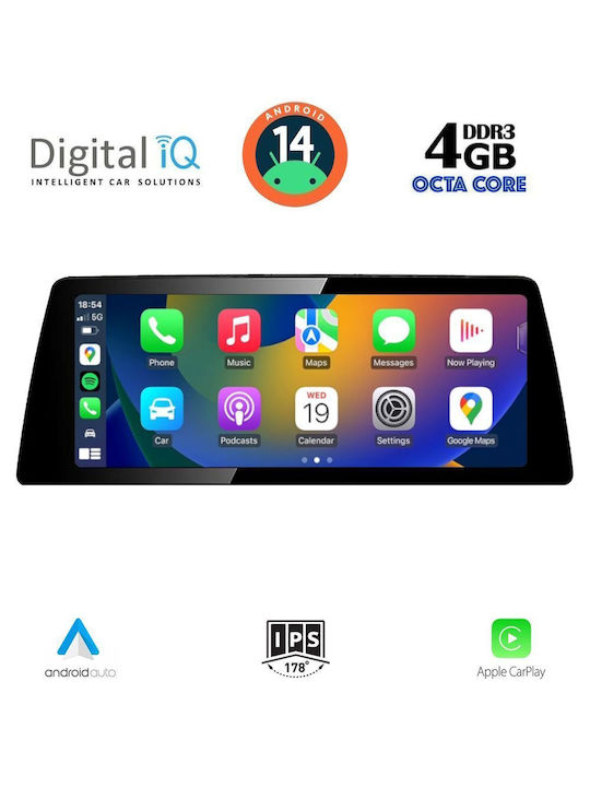 Digital IQ Car Audio System for BMW G30 2016 (Bluetooth/USB/WiFi/GPS/Apple-Carplay/Android-Auto) with Touch Screen 10.25"