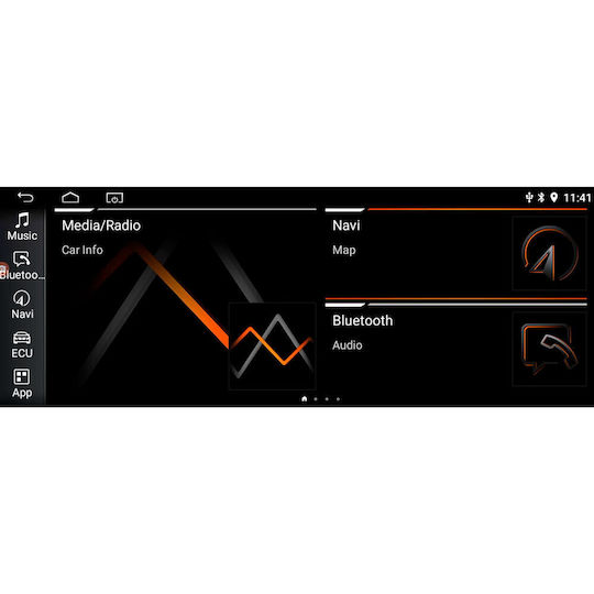 Digital IQ Car Audio System for BMW X5 (F15) 2013-2016 (Bluetooth/USB/WiFi/GPS/Apple-Carplay/Android-Auto) with Touch Screen 10.25"