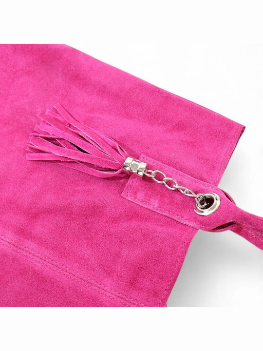 De piele Geantă de damă Shopper De umăr Fuchsia