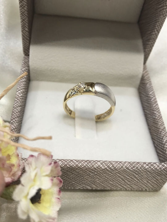 Antwnakakis Дамски Пръстен от Бяло злато 18K