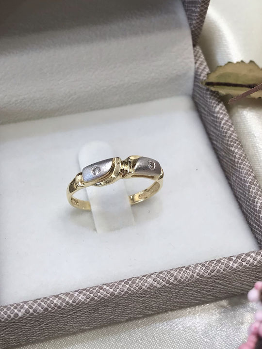 Antwnakakis Дамски Пръстен от Бяло злато 18K