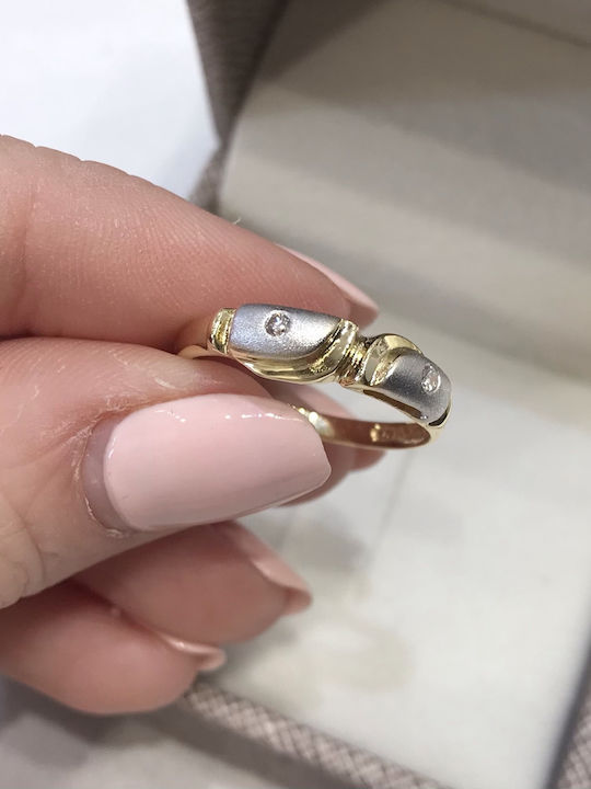 Antwnakakis Дамски Пръстен от Бяло злато 18K