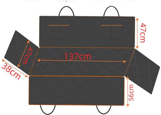 eBest Waterproof Husă de scaun Accesorii Auto pentru Câini