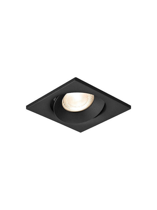 Braytron Einbau Spot Schwarz 9x9cm. 1Stück