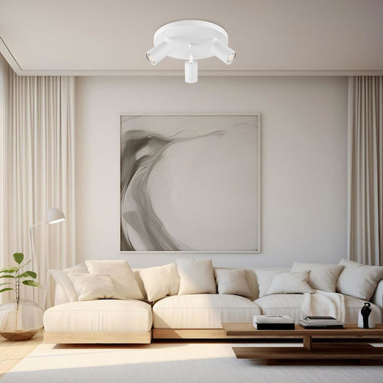 Braytron Triple Spot in White Color