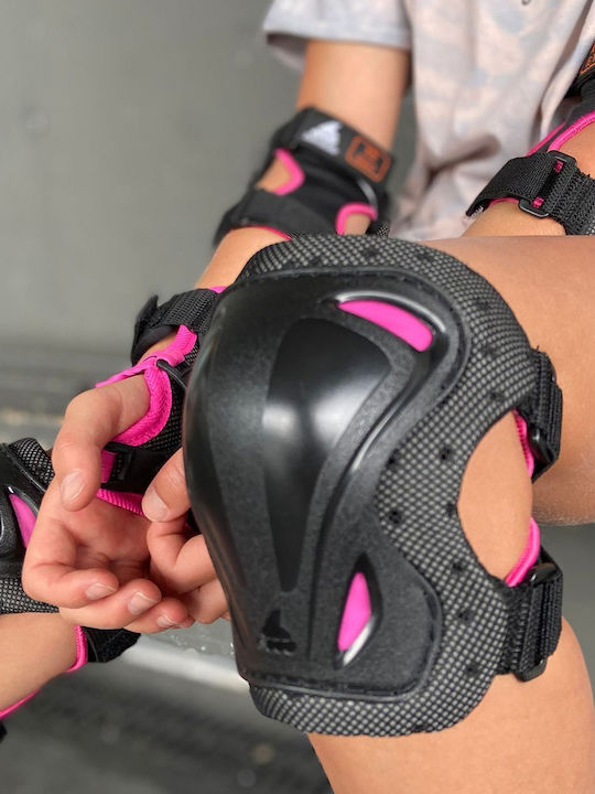 Rollerblade 3pack Kind Helme für Rollers Schwarz