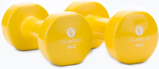 Sveltus Epoxy Dumbbell Σετ Βαράκια Βινυλίου 2 x 4kg