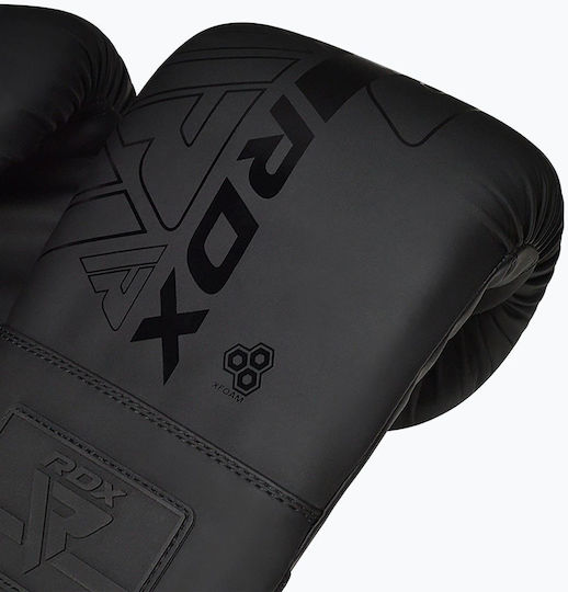 RDX Boxhandschuhe aus Synthetikleder für Sandsack Schwarz
