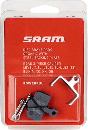 Plăcuțe de frână puternice Sram 2 bucăți Road Elixir Db Level B1 20+/oe Mtb mici organice din oțel