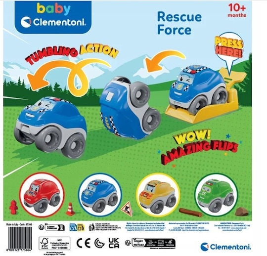 Clementoni Rescue Cars Vehicle for 10+ Months Various Designs 1pc