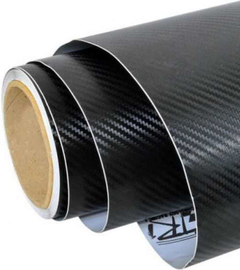 Benzi Autocolante Auto Carbon 127 x 127cm în Culoarea Negru 1buc