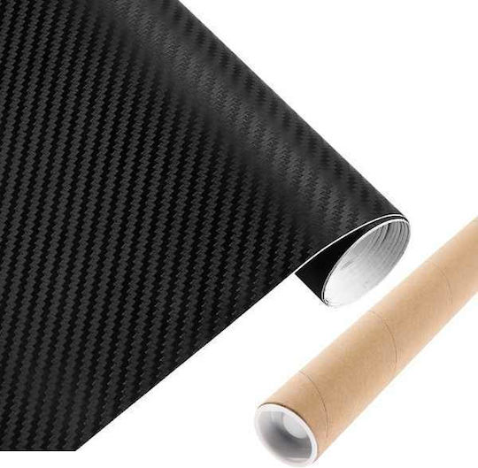 Benzi Autocolante Auto Carbon 127 x 127cm în Culoarea Negru 1buc