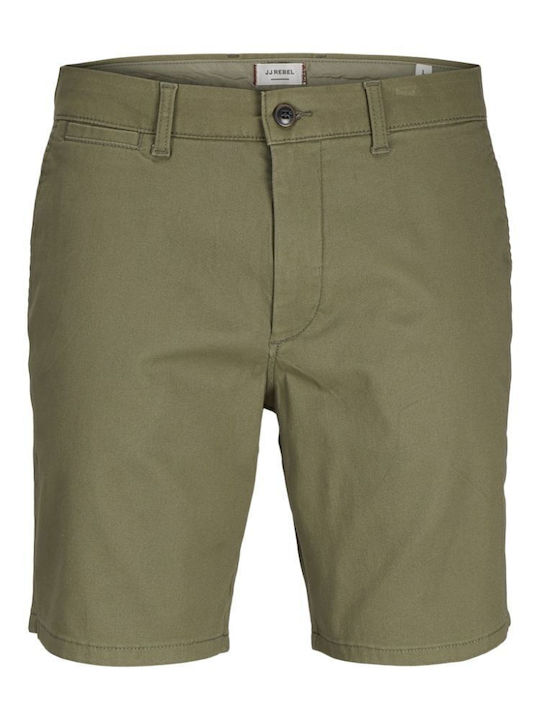 Herrenshorts Chino Deep Lichen Green