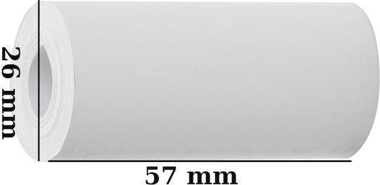 ACP Photo Paper 5τμχ. Ρολό (57x25) for Printers Thermal Sublimation/Transfer