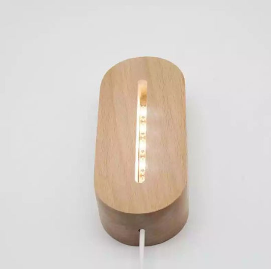 Led Παιδικό Διακοσμητικό Φωτιστικό Μπεζ 20x14cm