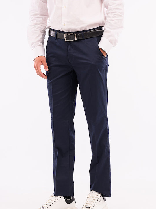 Lexton Pantaloni Chino Albastru marin