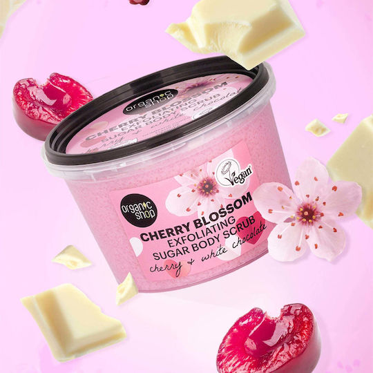 Natura Siberica Cherry Blossom Scrub Σώματος Cherry & White Chocolate 250ml