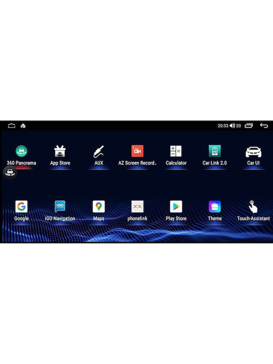 Lenovo Auto-Audiosystem für Lexus NX 2017-2021 (Bluetooth/USB/WiFi/GPS/Apple-Carplay/Android-Auto) mit Touchscreen 10.33"