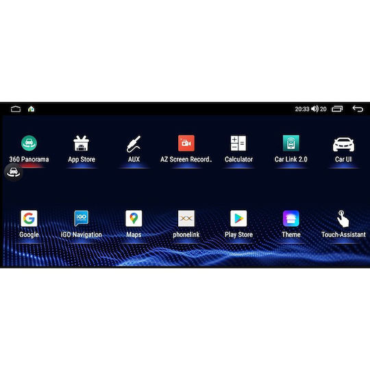 Lenovo Автомобилна Аудио Система (Блутут/USB/WiFi/GPS/Apple-Carplay/Android-Auto) с Тъчскрийн 10.33"
