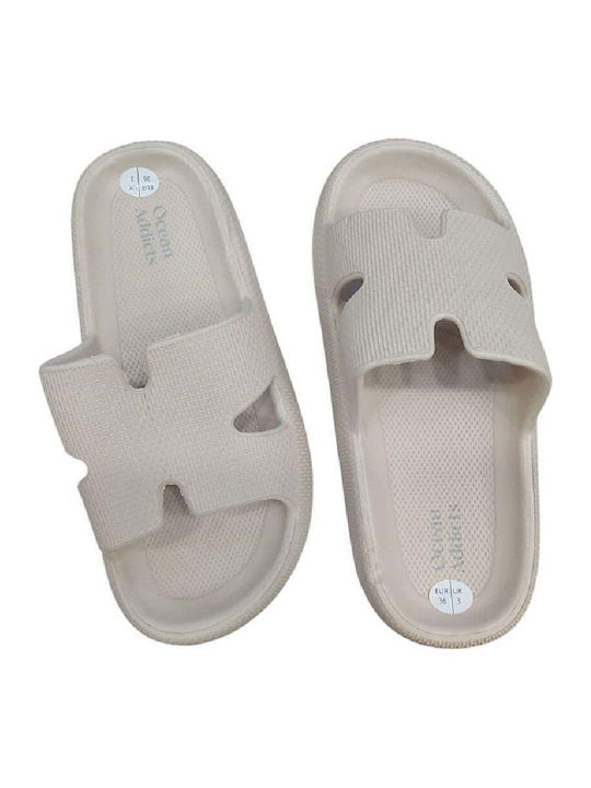 Slides σε Μπεζ Χρώμα