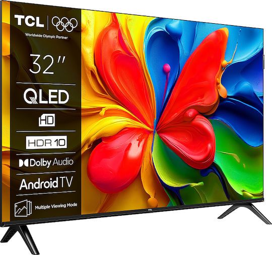 TCL Smart Television 32" HD Ready QLED 32S4K HDR (2025)