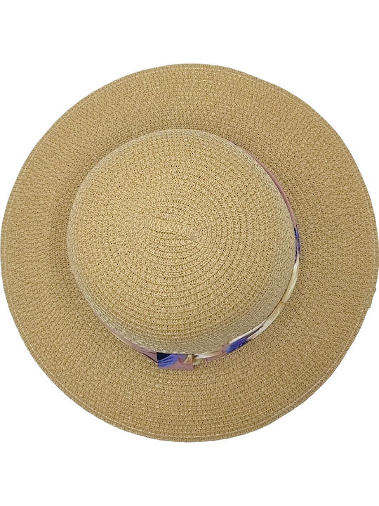 Brims and Trims Wicker Women's Hat Brown