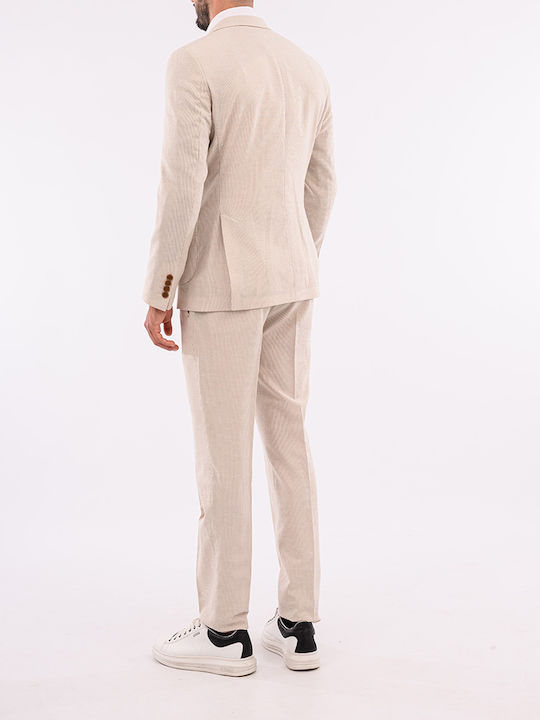 Лятно време Мъжки Костюм Beige