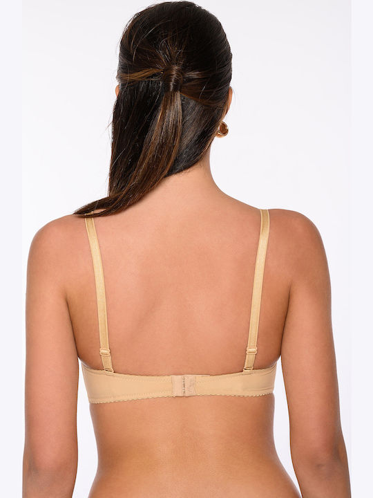 Μπεζ Σουτιέν με Ελαφριά Ενίσχυση & Μπανέλες 2Pack