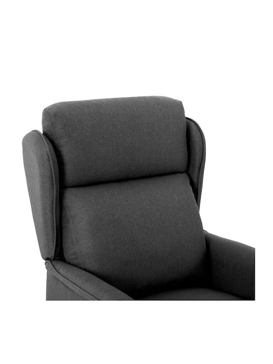 Întunecat Fotoliu Relax Gri închis 66.5x94x101.5cm