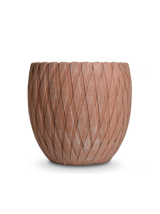 Harmony Γλάστρα Τσιμεντένια Taupe 42x42x42εκ.