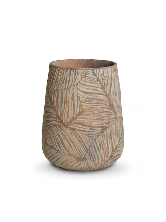 Harmony Γλάστρα Τσιμεντένια Taupe 43x43x65εκ.