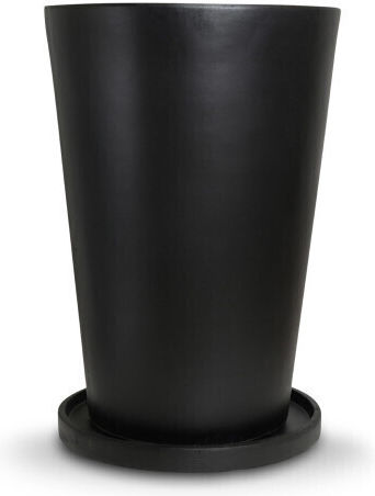 Harmony Pot Ceramic Black 60x60x83cm.