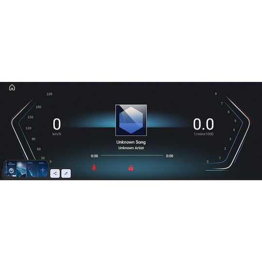 Digital IQ Car Audio System for BMW X5 (E70) / X6 (E71) 2006-2009 (Bluetooth/USB/WiFi/GPS/Apple-Carplay/Android-Auto) with Touch Screen 10.25"