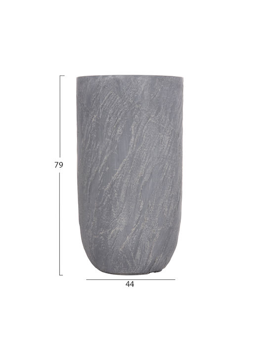HomeMarkt Σετ 3 Γλάστρες Μεταλλικές Cement