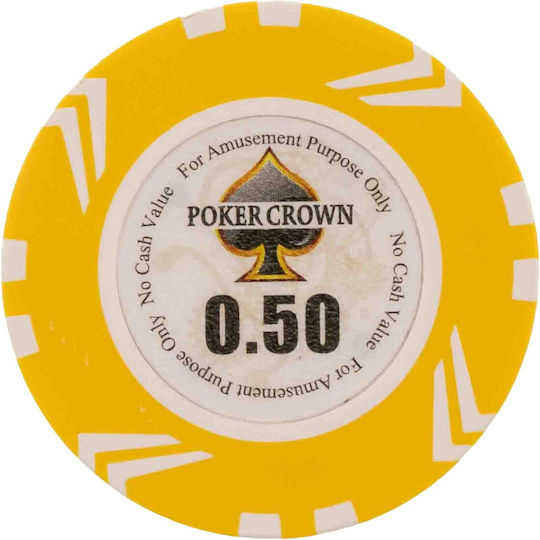 Pokeritems Set 500 Numbered Poker Chips 14gr in Suitcase