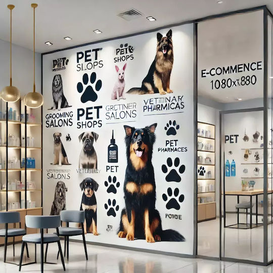 Roll Up Stand Τζάμια Dog Lover