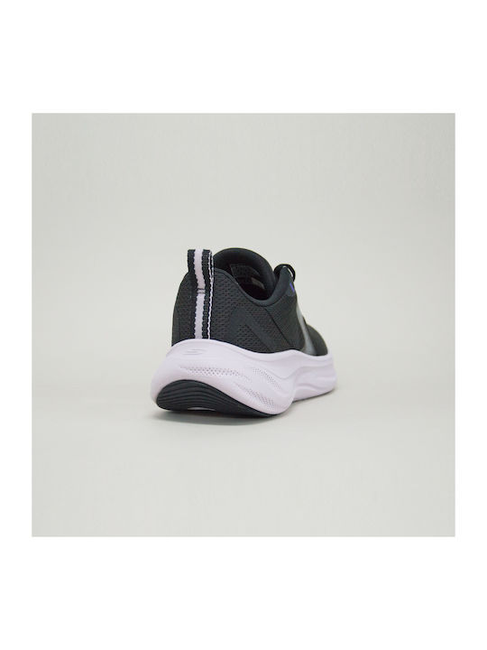 Cloud Smooth Wave Sport Shoes Running Black - White