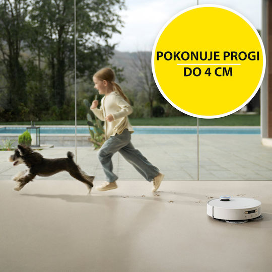 Dreame L50 Pro Ultra Robot Vacuum Cleaner with Laser Mapping & 19500Pa Suction Power White