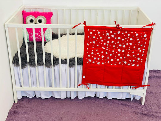Kinderzimmer-Aufbewahrungskörbe Parashkevovi Kinderbett-Set Rot