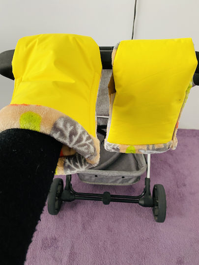 Handschellen Kinderwagen Gelb