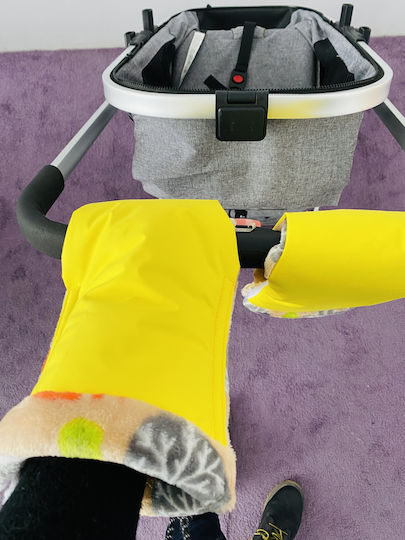 Handschellen Kinderwagen Gelb